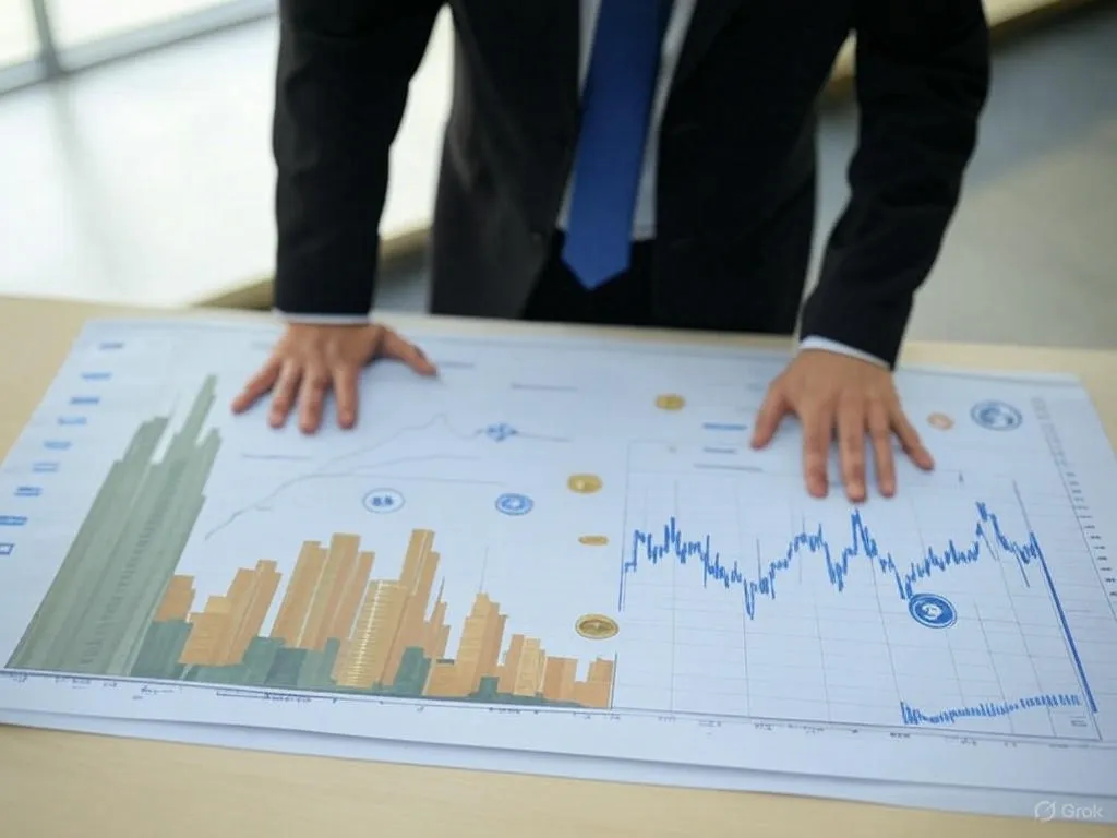 Financial Advisor Explaining Chart for Planning