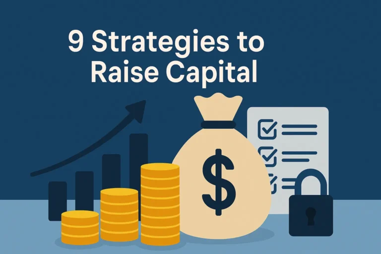 9 Strategies to Raise Capital with actionable steps for entrepreneurs seeking investment.