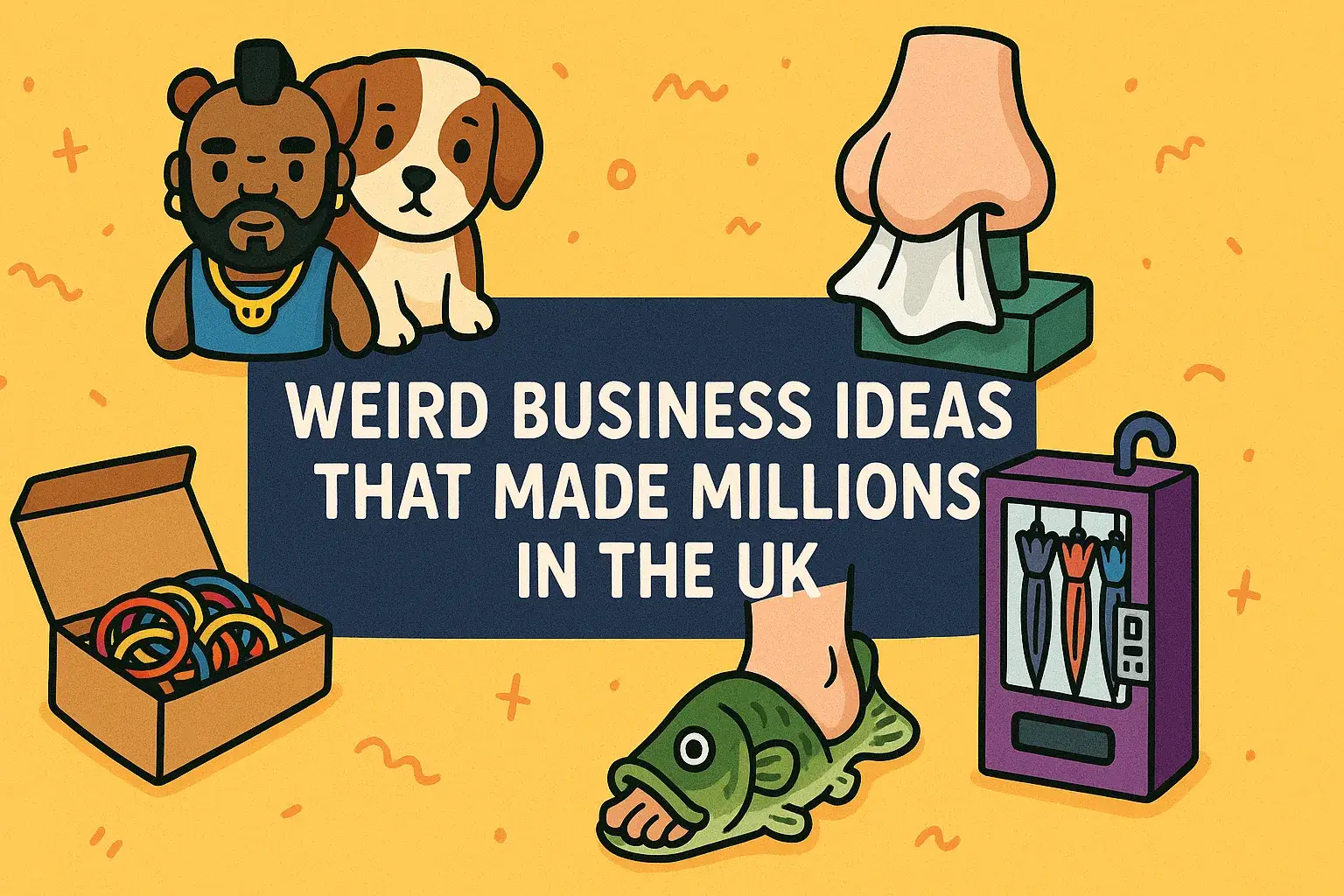 weird business ideas that made millions in UK